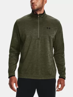 Herren-Sweatshirt UNDER ARMOUR UA ARMOUR FLEECE 1/2 ZIP GRÜN