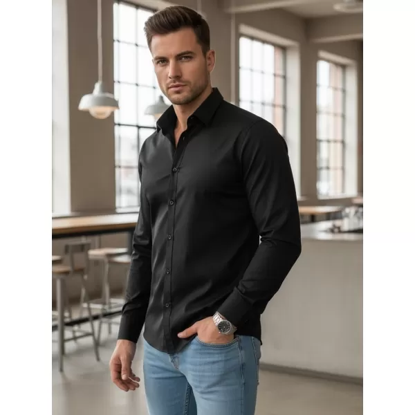  Herrenhemd DSTREET DX2538 SCHWARZ 