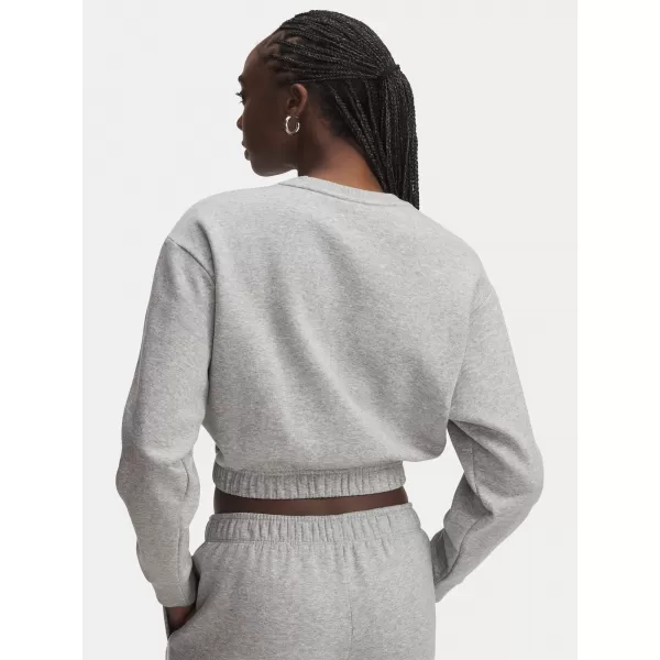  Damen-Sweatshirt UNDER ARMOUR UA RIVAL FLEECE PIPED CREW 6007035-011 GRAU 