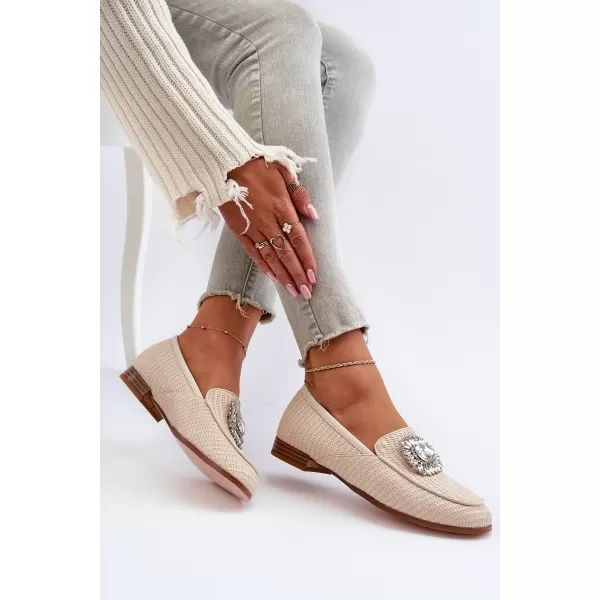  Damenmokassins D&A MR38-676 BEIGE 