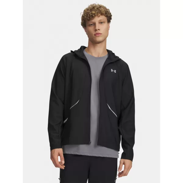  Herrenjacke UNDER ARMOUR UA UNSTOPPABLE WOVEN JACKET SCHWARZ 