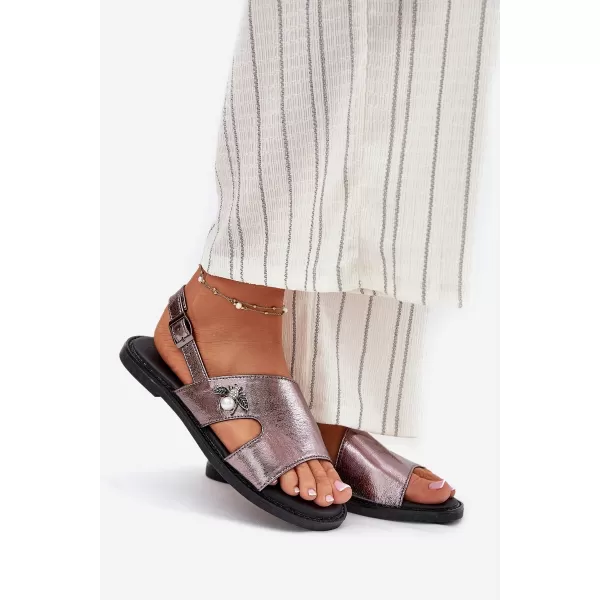  Damensandalen VINCEZA 17378 SILBER 