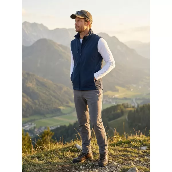  Herren-Softshellweste ALTISPORT NoPrint NP/ALM865 MARINEBLAU 