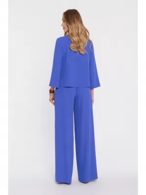 Damenbluse MOE M905 BLAU