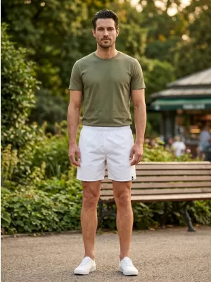 Herrenshorts SAM 73 MS 704 WEIß