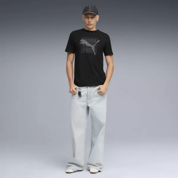  Herren-T-Shirt PUMA GRAPHIC TEE 691775_01 PUMA SCHWARZ 