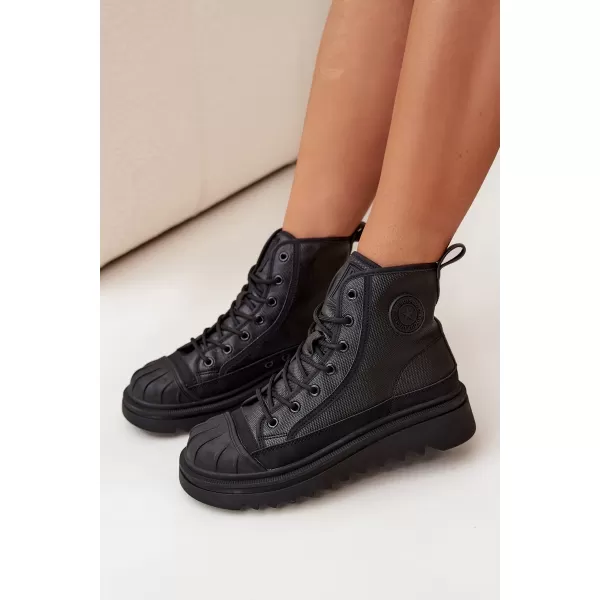  Damen-Sneaker BIG STAR OO274A355 SCHWARZ Big Star Shoes 