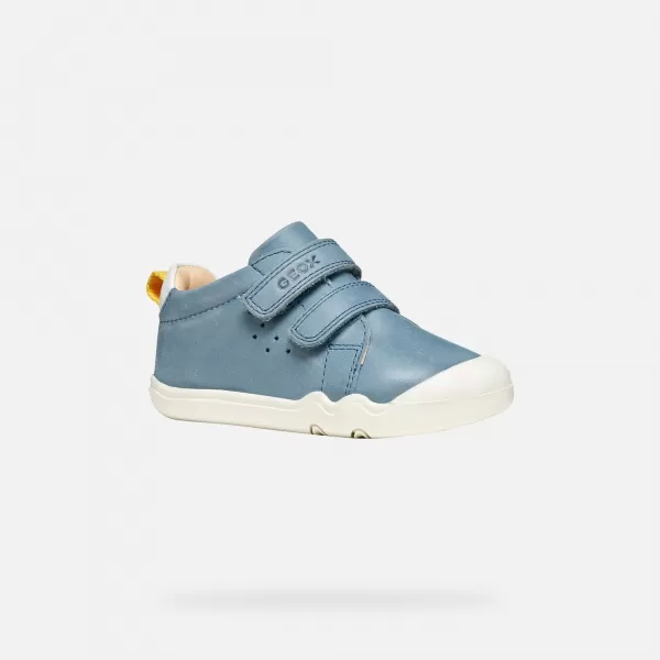  Turnschuhe für Jungen GEOX STEPPIEUP B465WA000CLC4017 BLAU 