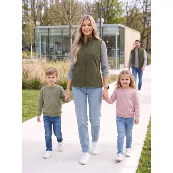  Softshellweste für Damen ALTISPORT NoPrint NP/ALW965 MILITÄR 