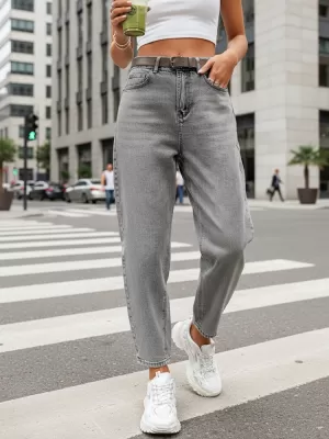 Damenhosen DSTREET UY2888 HELLGRAU