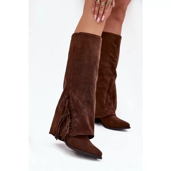  Damenstiefel BOTO ZALIA 38567 BRAUN 