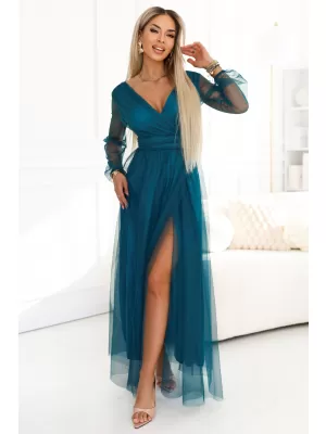 Kleid NUMOCO 664-2 FLASCHENGRÜN