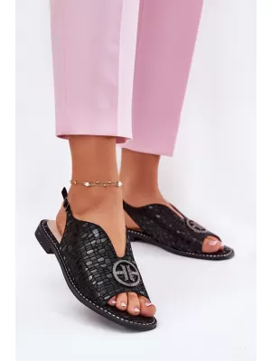 Damensandalen S.BARSKI KV51-094 SCHWARZ