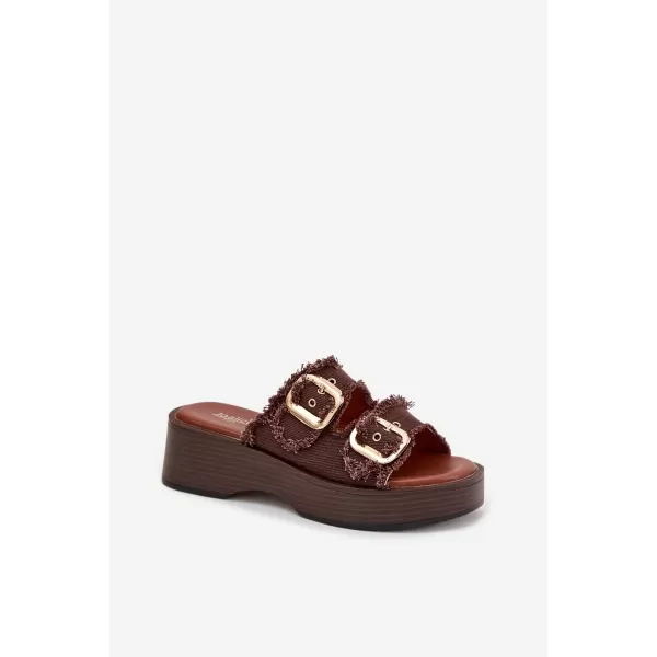  Damenhausschuhe BOTO RENELISSE 41325 BRAUN 