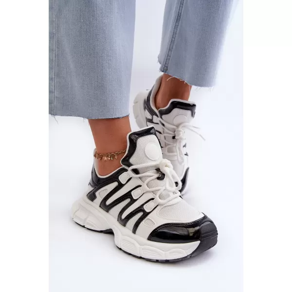 Damen-Sneaker BOTO ELLERAI 31565 WEIß/SCHWARZ 