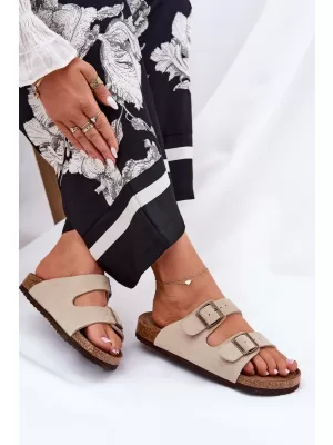 Damenhausschuhe BIG STAR RR274A391 BEIGE Big Star Shoes