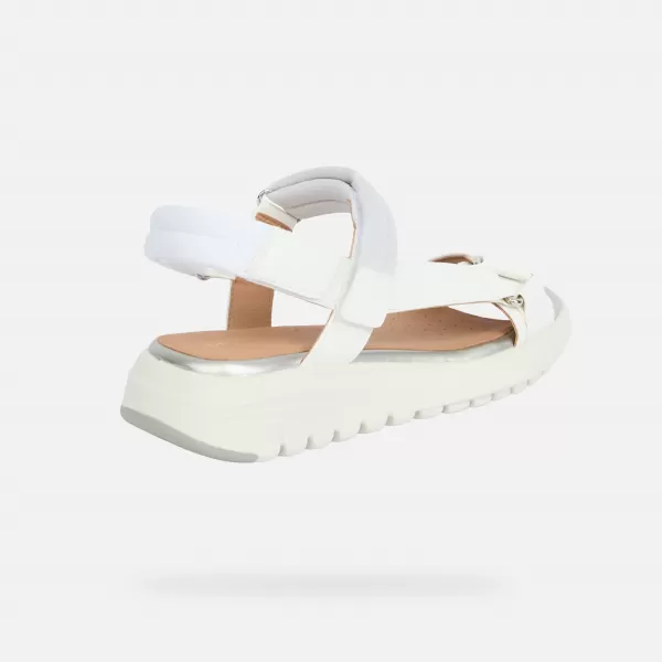  Damensandalen GEOX FLEXTRIDE S G013067 WEIß 