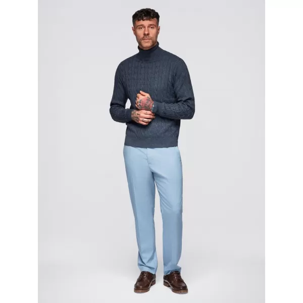  Herrenpullover OMBRE OM-SWTN-0157 MARINEBLAU 