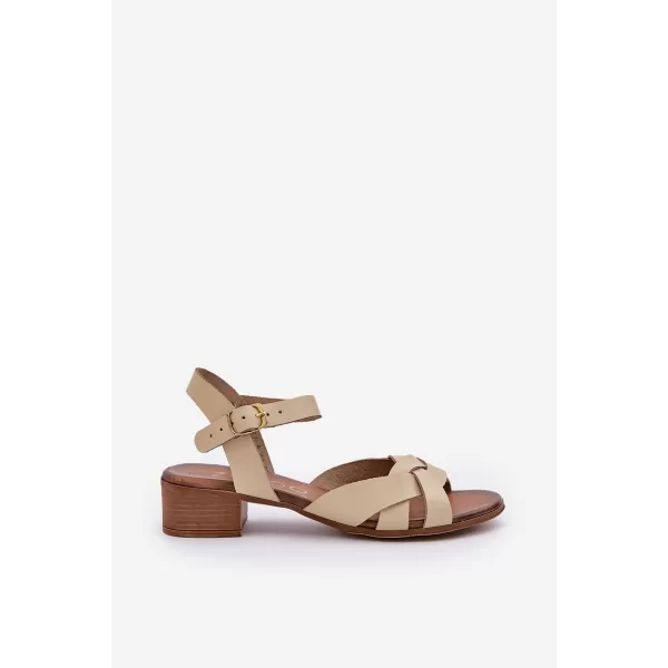  Damensandalen ZAZOO 40372 BEIGE 