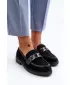 Damenmokassins S.BARSKI HY350A SCHWARZ