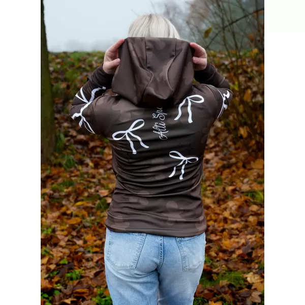  Premium-Weihnachts-Sweatshirt für Damen ALTISPORT VOJ/ALWVN10MI01 BRAUN 