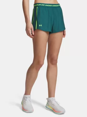 Damen-Shorts UNDER ARMOUR TECH PLAY UP SHORTS 1389882-338 GRÜN