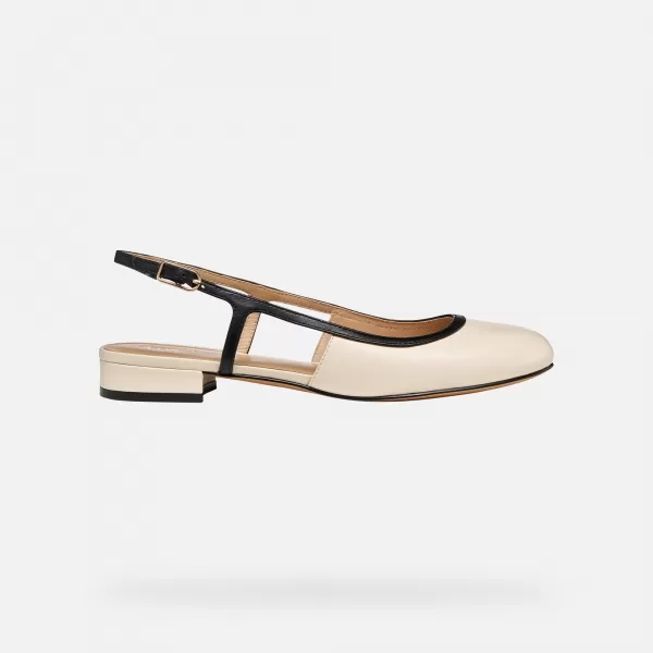  Ballerinas für Damen GEOX VIRNILISA B G012909 CREMIG 