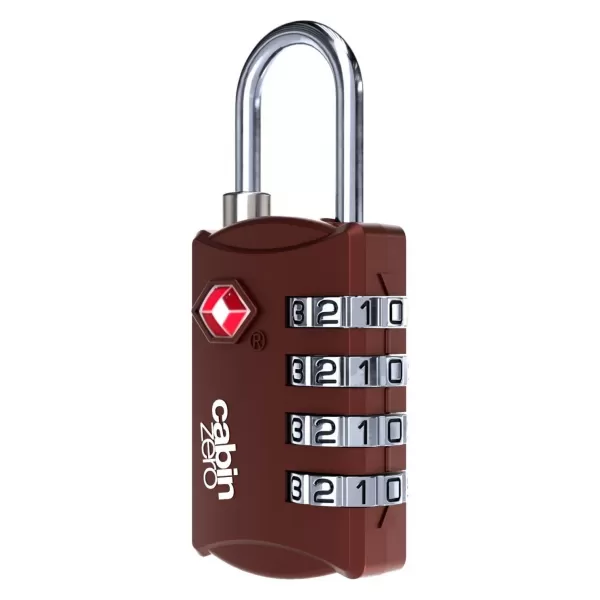  Sperren CABINZERO TSA Travel Lock ROTE SANGRIA 