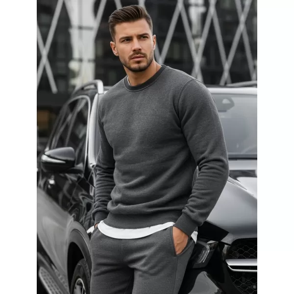  Herren-Sweatshirt DSTREET BX2405 DUNKELGRAU 