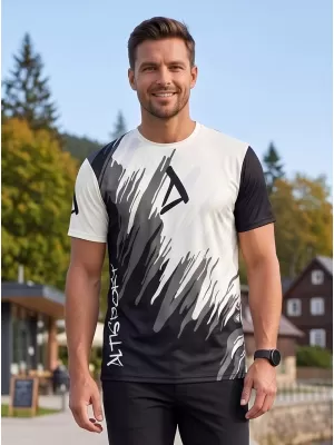 Hochwertiges Funktions-T-Shirt für Herren ALTISPORT VOJ/ALM006TR01 SCHWARZ