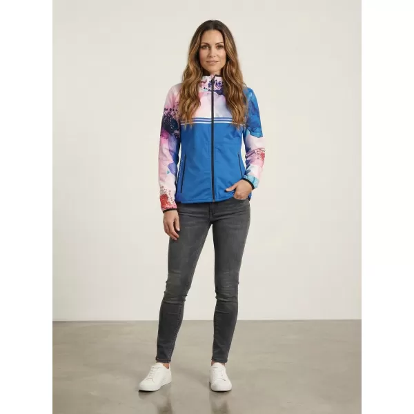  Premium-Softshelljacke für Damen ALTISPORT VOJ/ALW117JACK01 BLAU/ROSA 