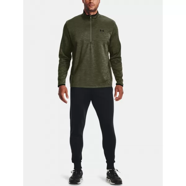  Herren-Sweatshirt UNDER ARMOUR UA ARMOUR FLEECE 1/2 ZIP GRÜN 