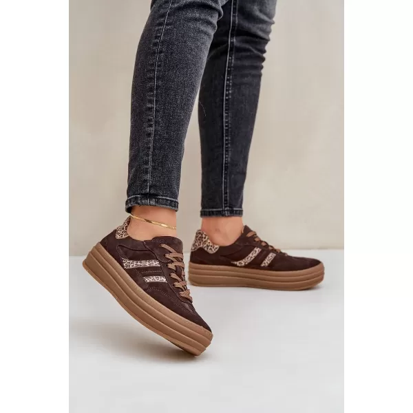  Damenschuhe ZAZOO N1176 BRAUN/BEIGE 