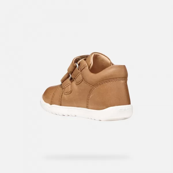  Turnschuhe für Jungen GEOX MACCHIA B254NB000CLC6627 HELLBRAUN 
