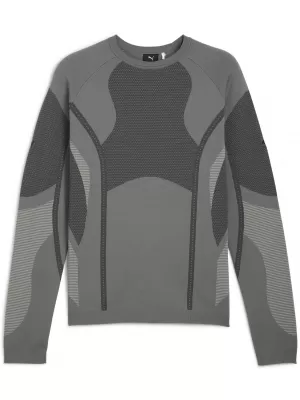 Herren-Sweatshirt PUMA X SAN SAN GEAR KNIT LS 632549-08 KÜHLES MITTELGRAU
