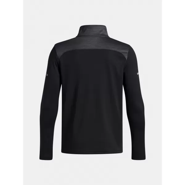  T-Shirt für Jungen UNDER ARMOUR UA TECH UTILITY 1/4 ZIP 6005141-001 SCHWARZ 