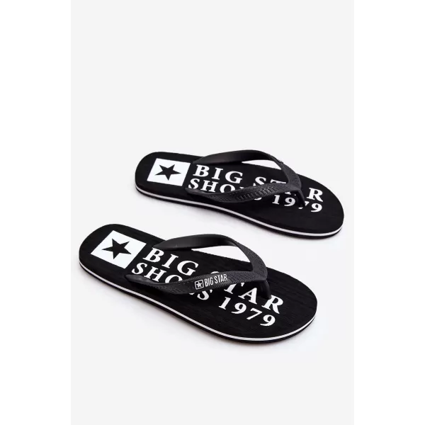  Herren-Flip-Flops BIG STAR LL174444 SCHWARZ Big Star Shoes 