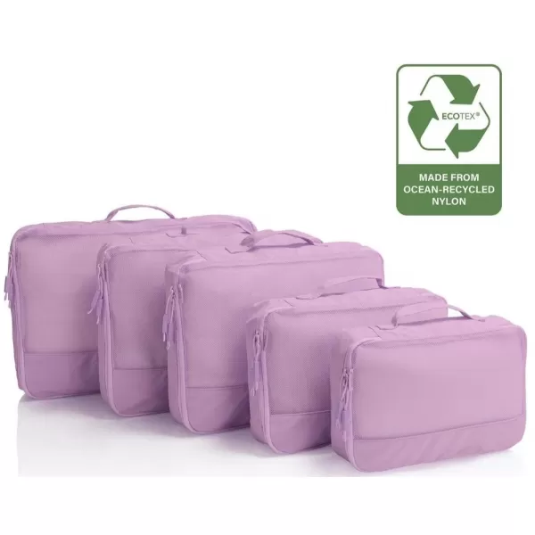  Koffer HEYS Ecotex Packing Cube 5 Pc Set FLIEDERBLÜTE 