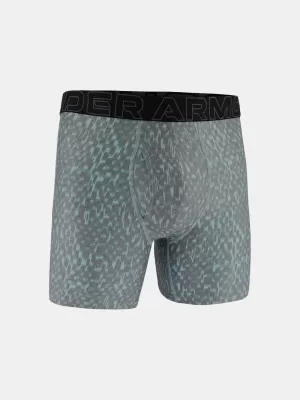 Herren-Boxershorts UNDER ARMOUR UA PERFORMANCE TECH - PRINT 6IN - 1PK 1383875-477 BLAU