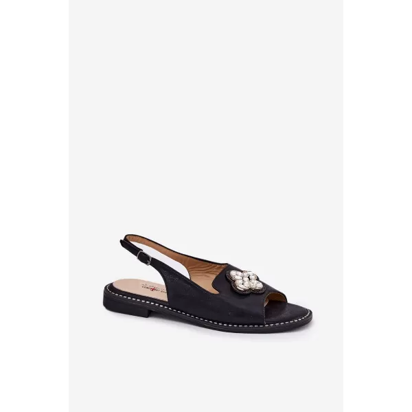  Damensandalen S.BARSKI KV51-080 SCHWARZ 