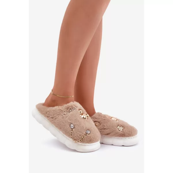  Damenhausschuhe BOTO IVELFEDI 35012 KHAKI 
