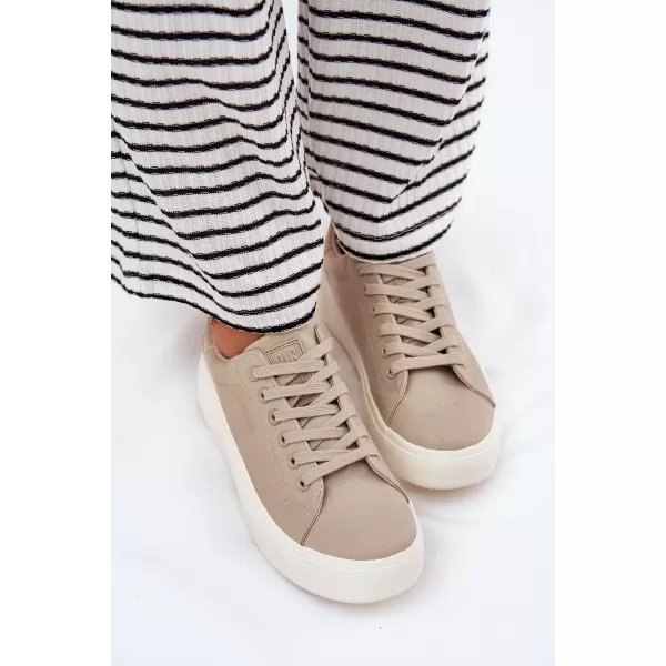  Damen-Sneaker BIG STAR RR274465 BEIGE Big Star Shoes 