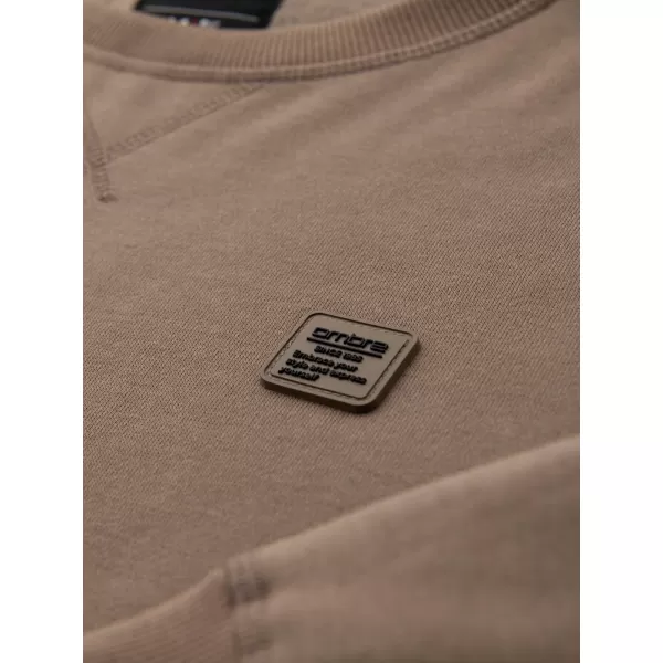  Herren-Sweatshirt OMBRE OM-SSNZ-0243 HELLBRAUN 