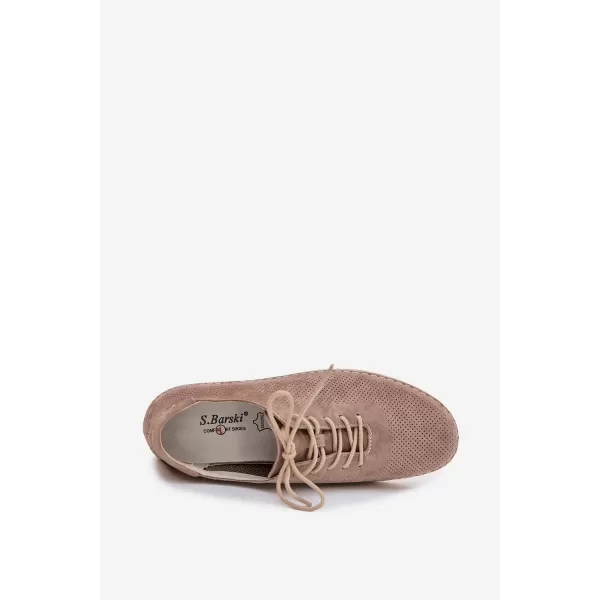  Damenschuhe S.BARSKI LR61-7080 DUNKELBEIGE 