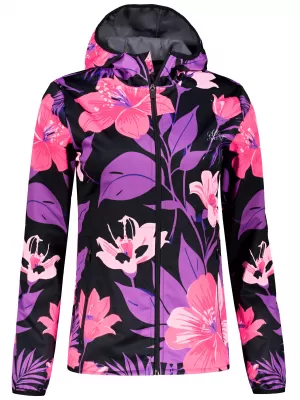 Premium-Softshelljacke für Damen ALTISPORT VOJ/ALW115JACK01 LILA/SCHWARZ