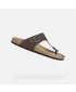 Herrenhausschuhe GEOX SANDAL GHITA G002573 DUNKELBRAUN