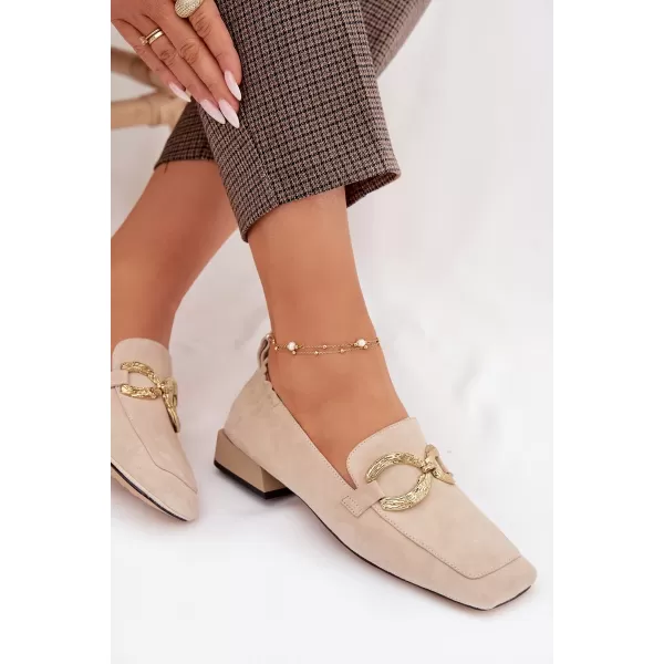  Damenmokassins D&A CR61-3115 BEIGE 