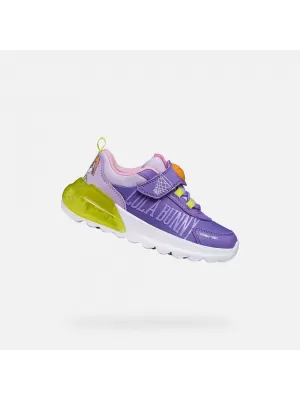 Mädchen-Sneaker GEOX ACTIVART ILLUMINUS J65LZA011CECN83A LILA