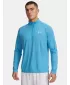 Herren-T-Shirt UNDER ARMOUR UA TECH TEXTURED 1/2 ZIP 1382797-453 BLAU