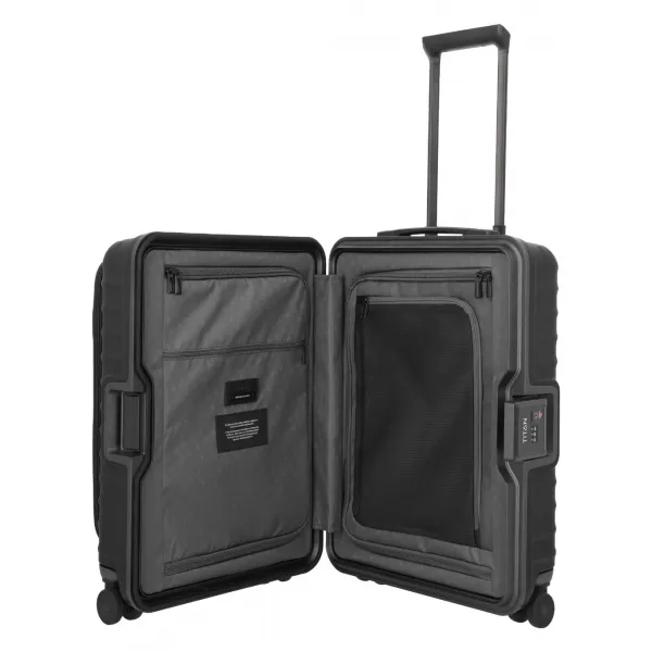 Koffer TITAN Overseas S Front pocket NACHTSCHATTEN SCHWARZ 